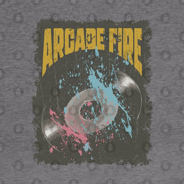 Arcade Fire Vintage Vynil by K.P.L.D.S.G.N